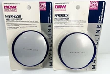New (2) MAYBELLINE EVERFRESH Pressed Powder - Translucent Fair *0.3 oz/8.8 g 