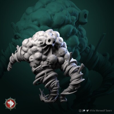Air elemental Miniature | D&D DnD