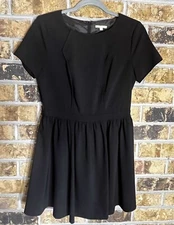 Gianni Bini Black Short Sleeve Dress Size Small