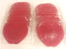 Lot of 24 Hospeco Health Gards CHERRY 03901 Vinyl Urinal Screens RED New