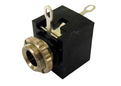 ProCraft (P3.5FP) 1/8'' 3.5mm Stereo/Mono Female Chassis Panel Mount Connector
