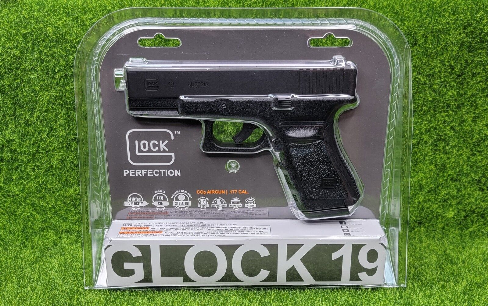 GLOCK 19 GEN3 CO2 Airsoft Pistol 6mm BB Gun : EF - Umarex Airguns