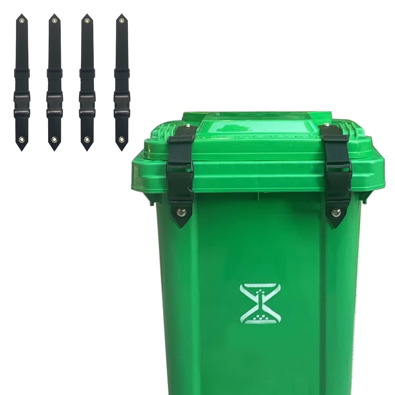 Trash-Can Lock for Animals Garbage Can Lid Locks for RaccoonBear and Dog - 4 ...-image