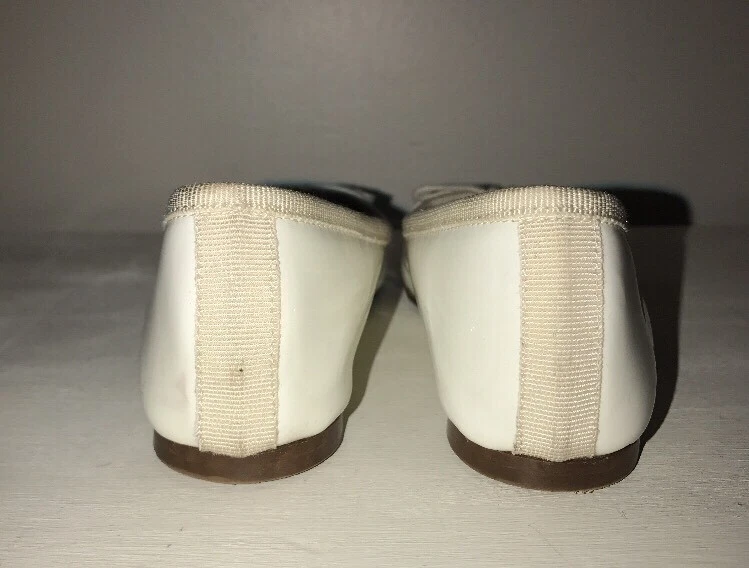 CREW CUTS J Crew Mary Jane CUERO Italia Ballet Planos Niña Pequeña Zapatos Talla 9 #j Foto 4 de 4