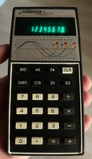 Kosmos 1 Computer Biorhythm Math Calc Machine Calculator Vintage Made Japan 1977