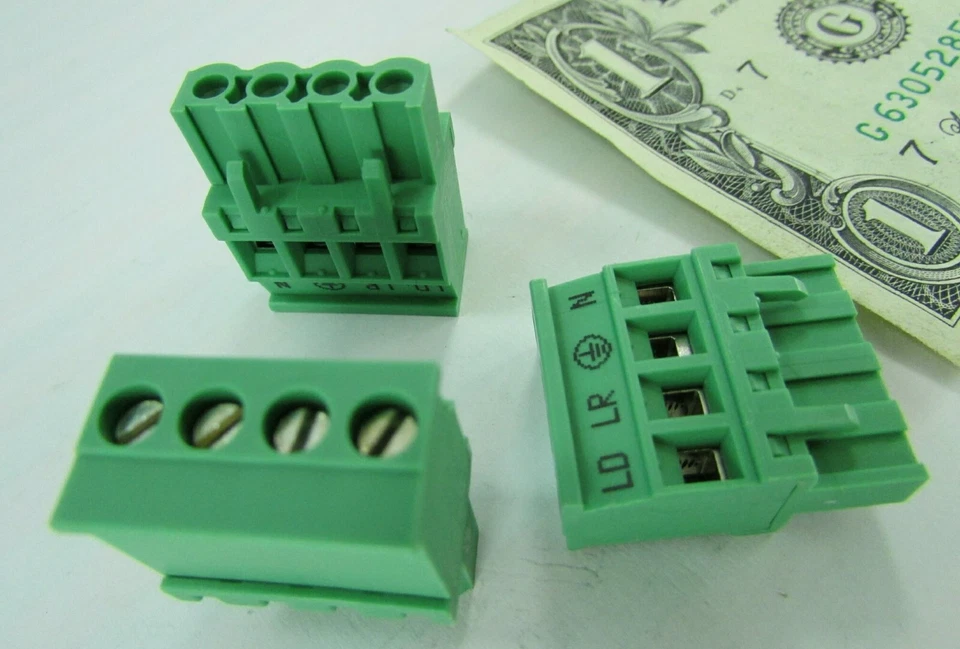 10 Phoenix Contact 4-Position Combicon 2,5, 90 Deg. Female Connector MVSTBR 5.08 - Image 2 of 4