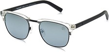 Timberland TB9148 Clear  Black 26D Plastic Polarized Sunglasses Frame 55-21-145