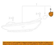 HYUNDAI OEM 18-20 Kona Electric Front Lamps-Socket Left 92165J9010