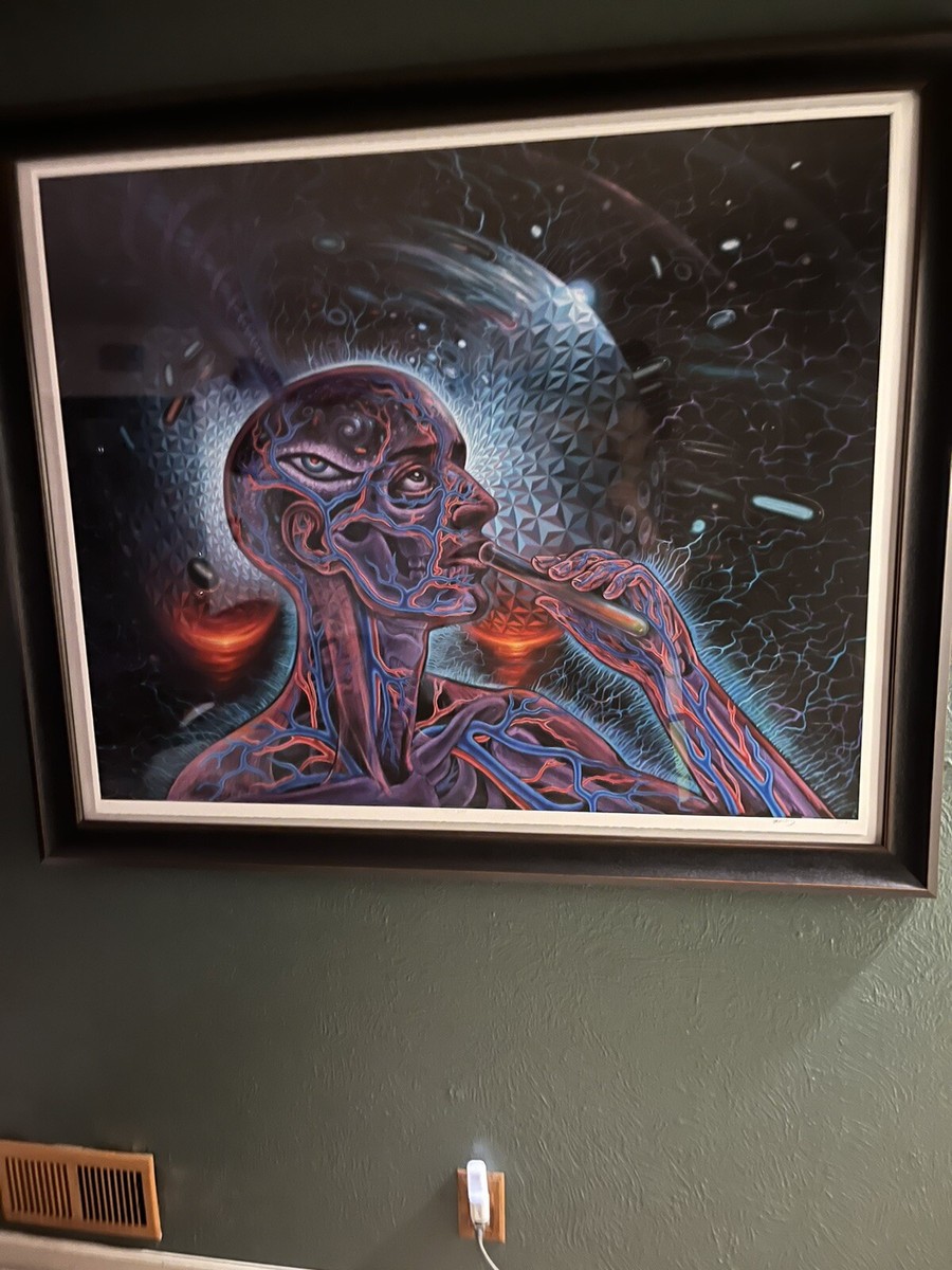 Alex Grey & Mars-1 “Bicycle Day” Signed Print # 1/10 | eBay