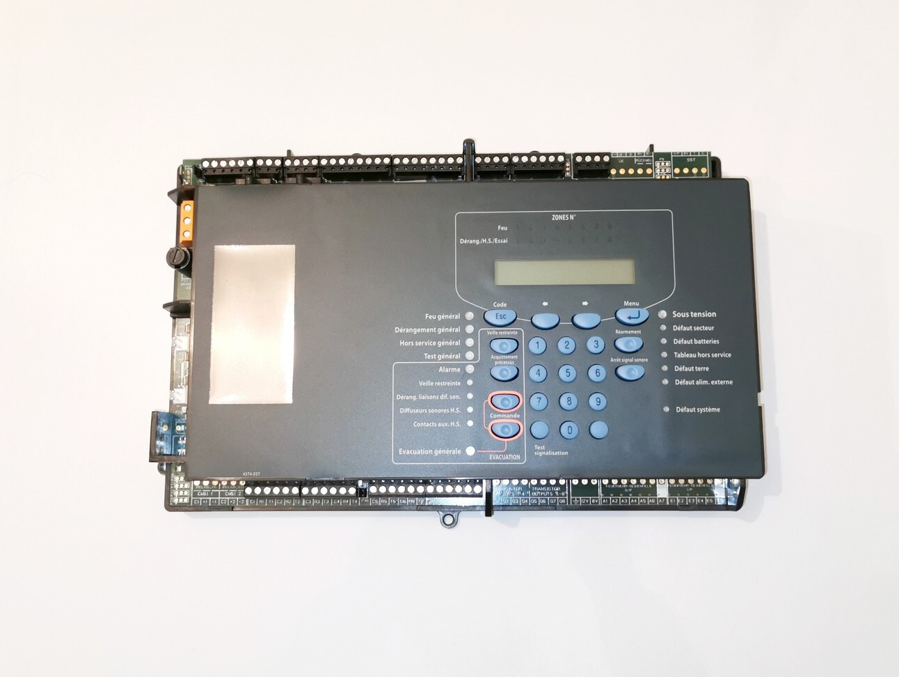 Carte centrale alarme incendie ESSER ECS 80-8 788702 pour boîtier modulaire standard