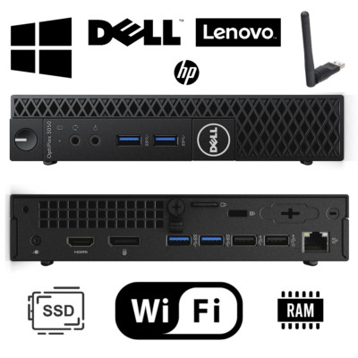 Media Center PC Desktop winzige Mini Micro i3/i5 8 GB/16 GB 256 GB/512 GB WLAN Windows