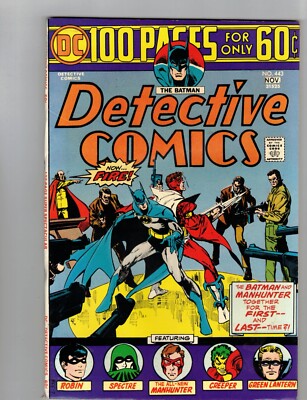 DETECTIVE Comics #443, 1974 DC 100pg. Batman, Robin, Creeper & Spectre ...