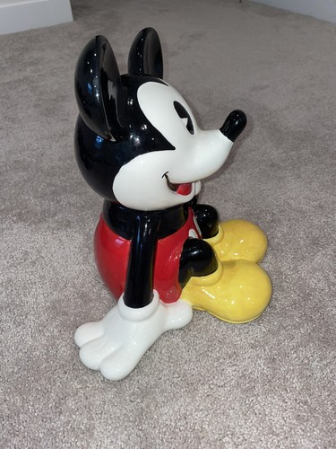 Mickey Mouse Sitting Cookie Jar, Disney made in Mexico - 第 2/6 張圖片