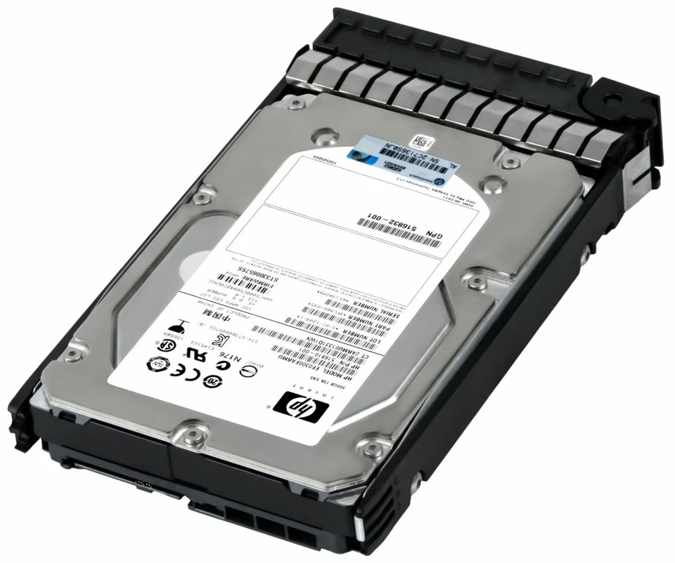 FESTPLATTE HP EF0300FARMU 300GB 15000RPM SAS 516810-001 517350-001 3.5'' Zoll - Bild 3 von 3