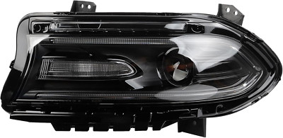 Headlamp with LED DRL & Turn Signal Light for 2015-2018 Dodge Charger Headlight 