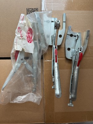 3 De Sta Co 21030 Toggle plier Clamp Hold down Destaco 675 Lbs Horizontal V Foot