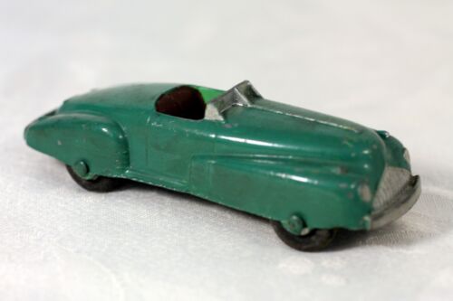 Vintage Tootsie Toy Die Cast Metal 4" Green Roadster Convertible - Picture 1 of 7