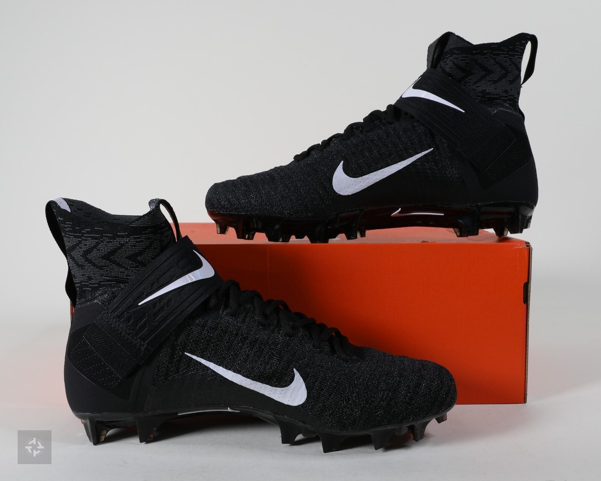 Nike Alpha Menace Elite 2 Black Football Cleats Size 11-12 Wide