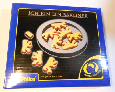Philos Ich Bin EIn Barliner Puzzle Berliner by Marcel Gillen A4