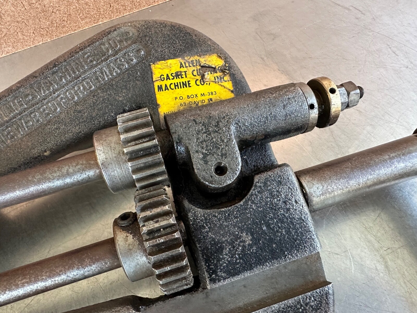 USA Allen Gasket Cutting Machine Co. Model M3 Gasket Maker Cutter AA