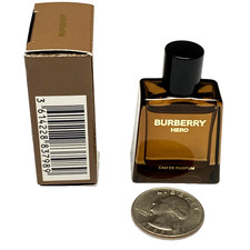 BURBERRY HERO EAU DE PARFUM MINI SPLASH FOR MEN 0.16 Oz / 5 ml