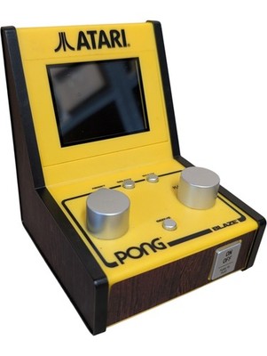 Atari Pong Mini Arcade Konsole Yellow Blaze Handheld Retro Gaming