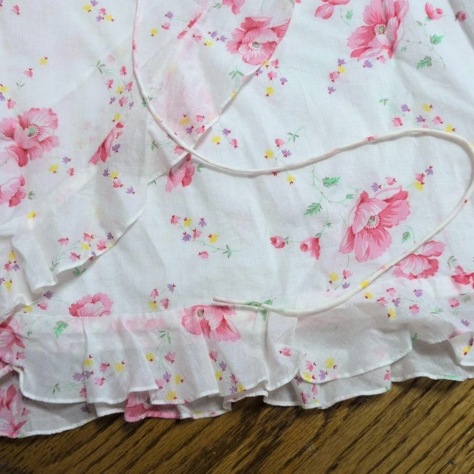 Ralph Lauren Falda Deportiva Floral Envolvente Rosa Flor Blanca Talla 11 Japón Foto 2 de 4