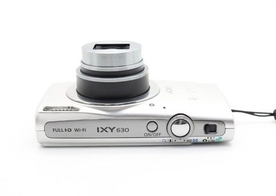Near Mint Canon IXY 630 Silver Wi-Fi Digital Camera Full HD w/ Box