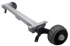 KNOTT Anhängerachse 1350 kg, gebremst, 5x112