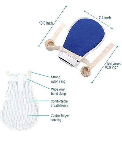 Restraints Glove Reusable Breathable for Elderly Adults Finger Restraining - Picture 3 of 3