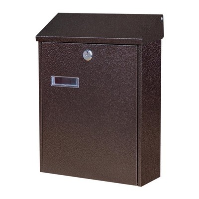 Wall-Mount Mailbox, Mailbox for Outside with View Window, Weatherproof Metal ...
