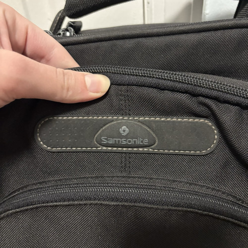 Samsonite Backpack Black Multi Pocket Travel Bag - Picture 1 of 10