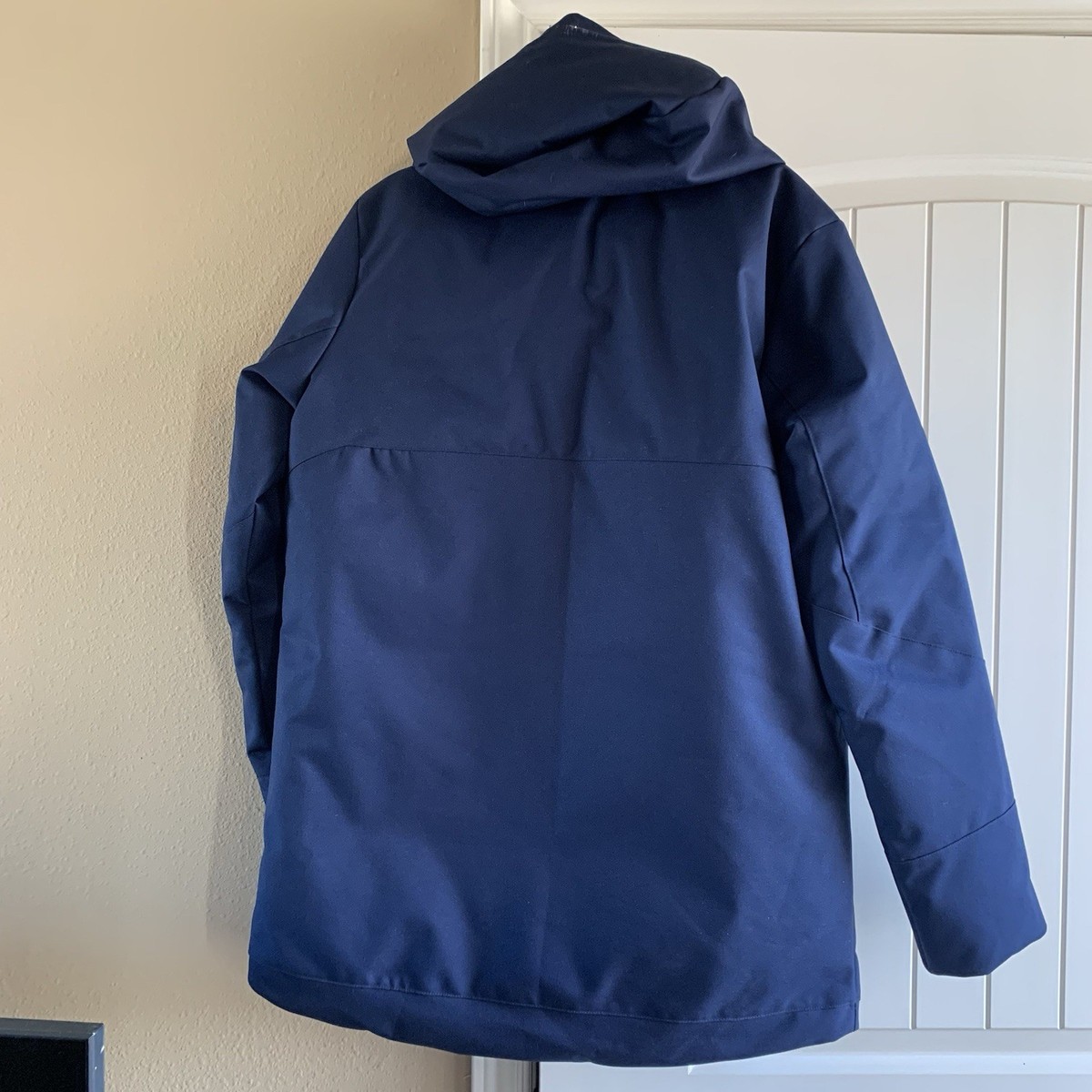 Nike Team Training 550 Down Fill Parka Jacket Navy Blue Mens Size