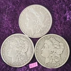 LOT of 3 🇺🇲🔥DETAILS XF-AU 👀🔥1879-S 1885 1900-O Morgan Silver Dollars 1173