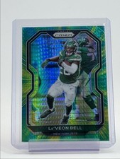 LE'VEON BELL 2020 PANINI PRIZM FOOTBALL GREEN HYPER JETS /175 Q5454
