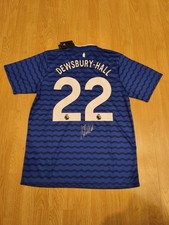 Kiernan Dewsbury-Hall Signed 25/26 Everton Home Shirt With Exact Video Proof