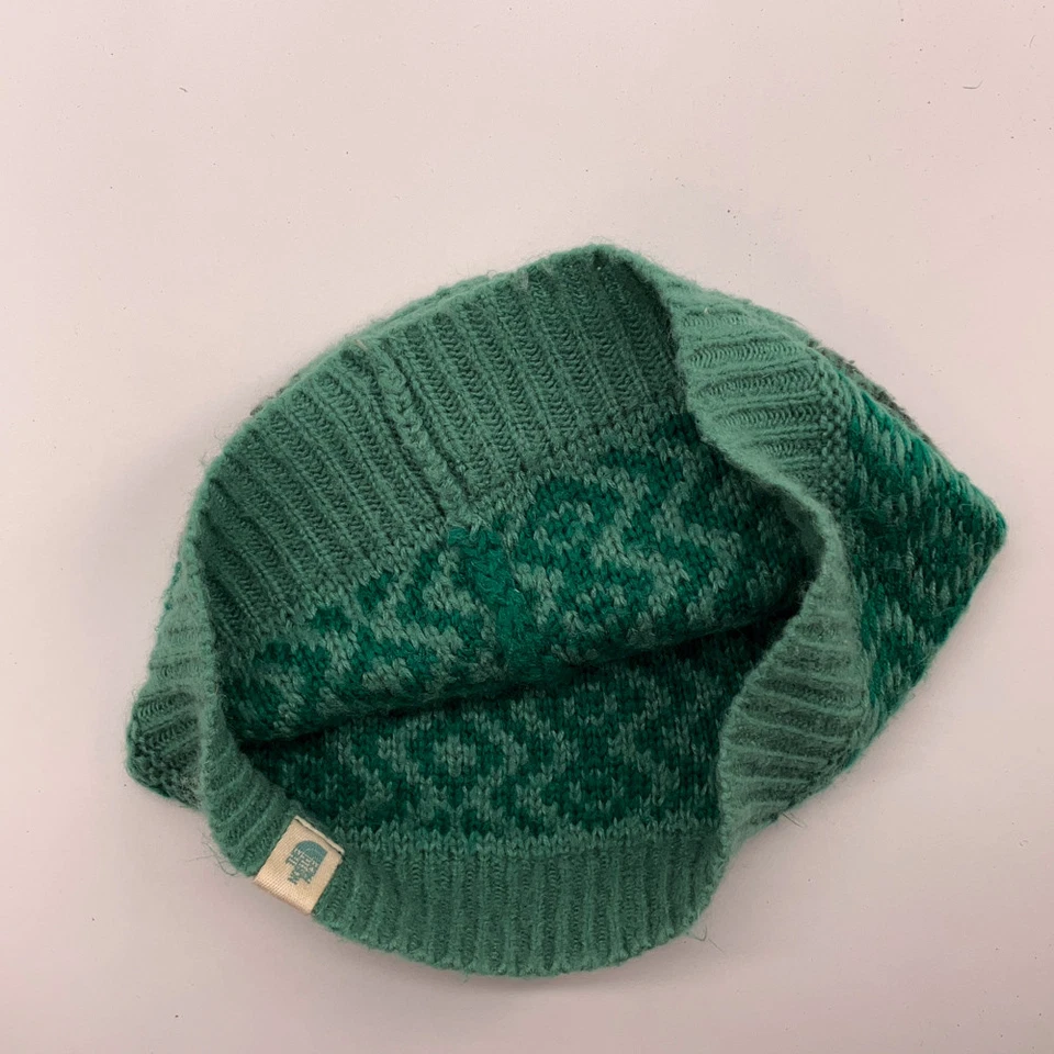 The North face 绿色水平针织冬帽女式均码 — 第 3/4 张图片