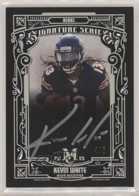 2015 Topps Museum Collection Silver Ink 4/5 Kevin White Rookie Auto RC 0v0