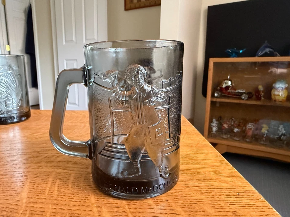 Set of 4 McDonald's Characters Glass Coffee Mugs 1970s - Image 2 of 4