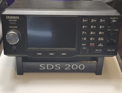 Custom Stand for Uniden SDS200 Scanner   Non-Slip - Durable Construction