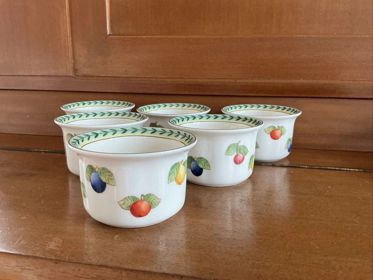 Plat De Service Villeroy & Boch French Garden Avec Couvercle - Motif Fruits (bleuets, Cerises, Citrons) NEUF