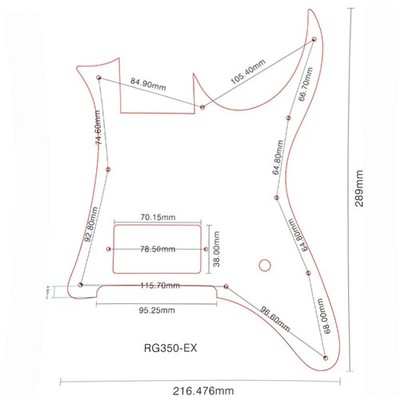 Ibanez RG350EX BK ピックガード2枚付属(おまけ) Ibanez RG350EX BK ピックガード2枚付属(おまけ) - メルカリ