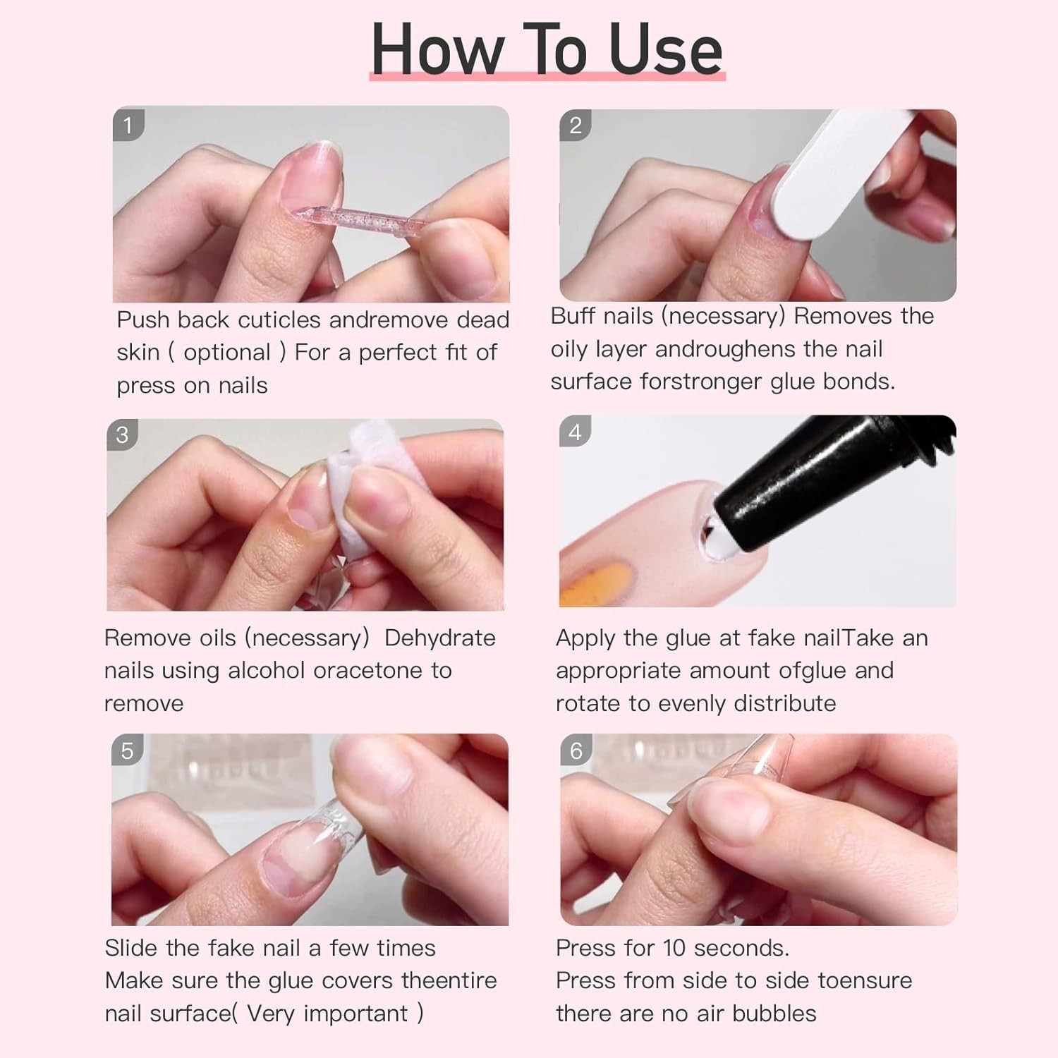 Super Strong Nail Glue 15G for Press on Nails Tips Quick Drying Semi Solid