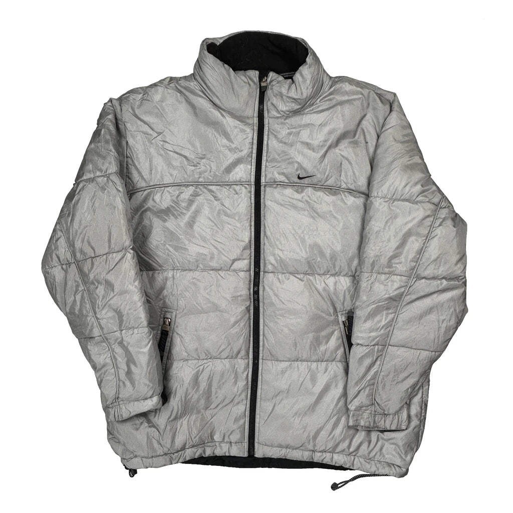 Nike Puffer - Large Gray Polyester - image 1