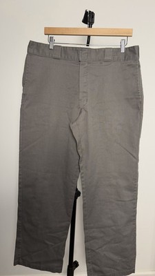 Dickies 874 Original Fit Flex Men's Work Pants Gray 36x30 Polyester Cotton