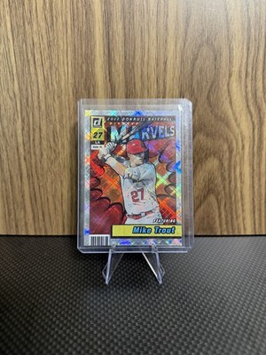 Panini Donruss 2022 Marvels Mike Trout Vector #M-1 Los Angeles Angels