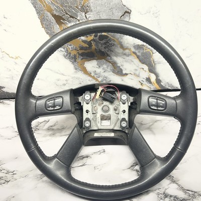 2005-2009 Saab 9-7X 97X Leather Steering Wheel w/ Audio Switch 15252825 OEM