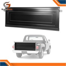 For Chevrolet Stepside Truck 1954-1987 Primed Steel Rear Tailgate Shell Black