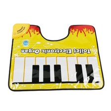 Klavier-Bodenmatte, Toilette, lustige Toiletten-Klaviermatte, Gags und praktisch