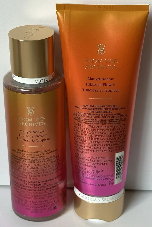 Victorias Secret Mango Temptation Body Mist & Body Lotion Set de 2 piezas Nuevo Foto 2 de 4